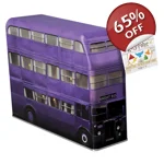 Harry Potter Knight Bus Money Tin -171g with Chewy Candy Sweets - 112g