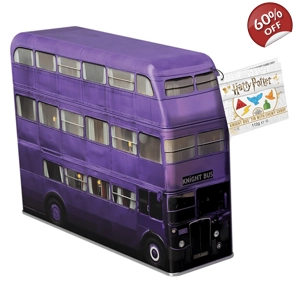 Harry Potter Knight Bus Money Tin -171g with Chewy Candy Sweets - 112g
