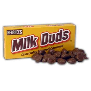 Hershey's Milk Duds - Hershey Chocolate Caramel Candy - 141g Box