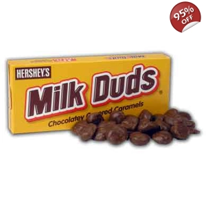 Hershey's Milk Duds - Hershey Chocolate Caramel Candy - 141g Box