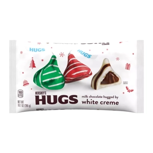 Hershey's Hugs - Milk Chocolate Kisses Hugged by White Creme 286g Bag