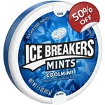 Ice Breakers Mints Coolmint - Sugar Free Cool Mint Sweets - 42g Tin