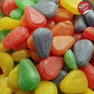 Jargonelle Pears - Assorted Hard Boiled Large Pear Drops Welsh Sweets