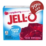 Jell-O Raspberry Gelatin Dessert - Sugar Free Gelatine - 8.5g Box