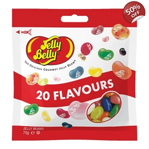 Jelly Belly 20 Flavours Assorted Mix Jelly Beans - 70g Bag