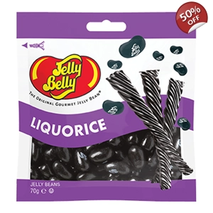 Jelly Belly - Liquorice Jelly Beans - 70g Bag