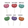 Jelly Belly Lollipops Fun Pops - Giant Bean Shaped Lollies 17g Single
