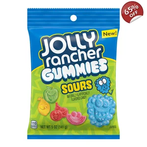Jolly Rancher Gummies Sours - Sour Gummy Sweets - 141g Bag