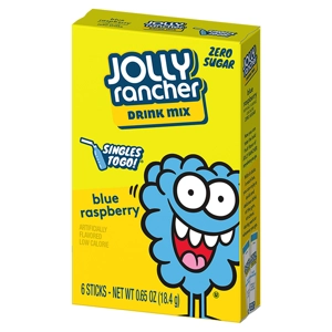 Jolly Rancher Drink Mix - Singles To Go Blue Raspberry - 18.4g Box