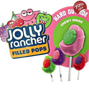 Jolly Rancher Filled Pops - Chewy Lollipops - Original Flavour Lollies