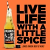 Jones Soda - Ginger Beer - 355ml Glass Bottle Drink