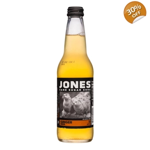 Jones Soda - Ginger Beer - 355ml Glass Bottle Drink