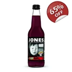 Jones Soda - Warheads Black Cherry - Soft Drink - 355ml Bottle