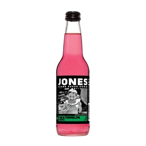 Jones Soda - Watermelon - Soft Drink - 355ml Bottle