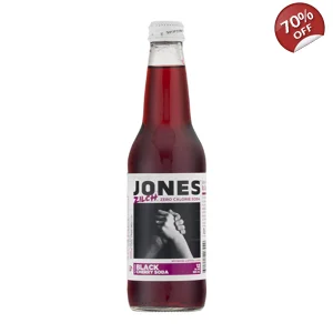 Jones Soda - Zilch Black Cherry Diet Drink 355ml Bottle