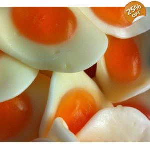 Kingsway Giant Fried Eggs - Egg shaped Jelly Sweets