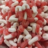 Kingsway Candy Canes - Strawberry Flavour Red and White Jelly Sweets