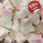 Kingsway Snowman and Snowflakes Mallows - Vanilla Marshmallows