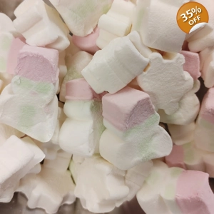 Kingsway Snowman and Snowflakes Mallows - Vanilla Marshmallows