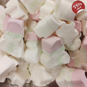 Kingsway Snowman and Snowflakes Mallows - Vanilla Marshmallows