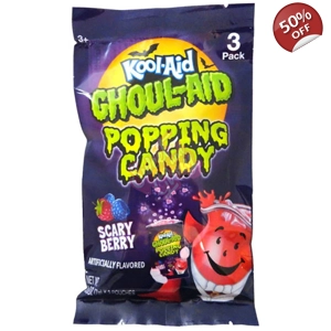 Kool-Aid Ghoul-Aid Popping Candy 3 Scary Berry 7g Pouches - 21g Pack