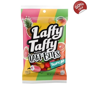 Laffy Taffy Candy Laff Bites Tropical - 85g Bag
