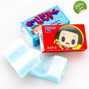 Marukawa Chiko-Chan Chewing Gum - Japanese Bubble-Gum - 6g Piece x 5