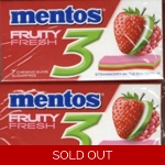 Mentos Sugar Free Fruity Fresh Chewing Gums Strawberry-Apple-Raspberry Mentos Sugar Free Fruity Fresh Chewing Gums Strawberry-Apple-Raspberry