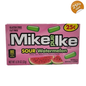 Mike & Ike Sour Watermelon - Chewy Candies 22g Box
