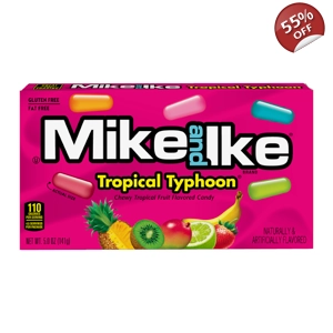Mike and Ike Tropical Typhoon - Chewy Candy Sweets - 141g Theatre Box