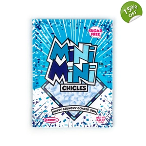 Gerrit's MiniMini Chicles Mint Sugar-Free Mini Mini Gum - 16.5g Pack