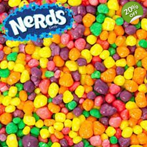 Nerds Rainbow Tangy Fruit Flavour Chewy Crunchy Candy Sweets