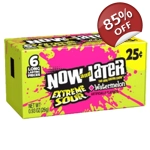 Now and Later EXTREME SOUR Watermelon Chew Candy - 6 Piece 26g