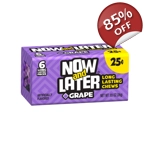 Now and Later Grape Candy Chews 6 Pieces - 26g Pack
