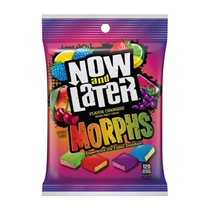 Now and Later Morphs Flavour Changers Mixed Fruit Chews - 99g Bag
