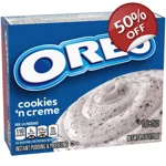 Jell-O - Oreo Cookies and Creme Instant Pudding Mix -Filling- 119g Box