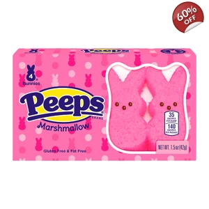 Peeps Easter Pink Bunnies 4 Pack - 42g