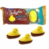 Peeps Delights Dipped Milk Chocolate Yellow Marshmallow Chicks 42g