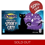 Peeps Marshmallow Cats - Halloween Sweet Treats - 4 Pack - 42g