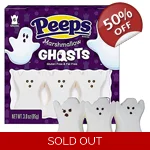 Peeps Marshmallow Ghosts Halloween Sweet Treats - 6 Pack - 85g