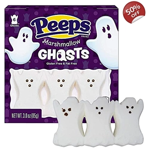 Peeps Marshmallow Ghosts Halloween Sweet Treats - 6 Pack - 85g