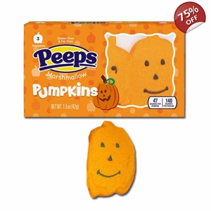 Peeps Marshmallow Pumpkins - Halloween Sweet Treats - 3 Pack - 42g