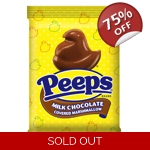 Peeps Milk Chocolate Covered Marshmallow Chick - 28g - Easter Treat