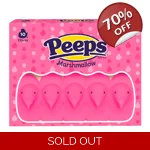 Peeps Pink Marshmallow Chicks - 10 Chick Easter Pack 85g