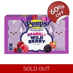 Peeps Sparkly Wild Berry Marshmallow Bunnies 4 Easter Bunny Pack - 42g