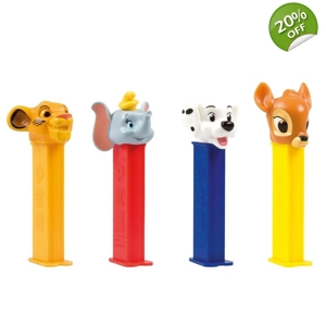 Pez Disney Animals Sweets Dispenser with 2 Candy Packs