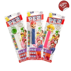 PEZ Nintendo Super Mario Sweets Dispenser with 3 Candy Packs