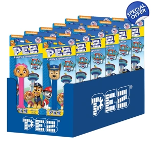 PEZ Paw Patrol Candy Sweets Dispenser with 3 Candy Packs 24.7g Pack