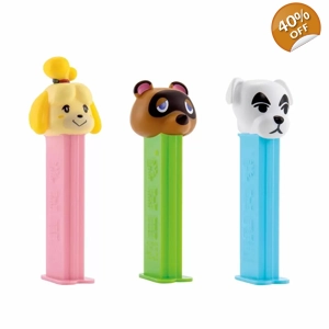 Pez Animal Crossing Sweets Dispenser x 1 and 2 Candy Packs -17g Pack