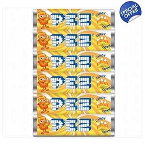 PEZ Candy Corn Refills Packs 6-Piece Refill Pack 49g